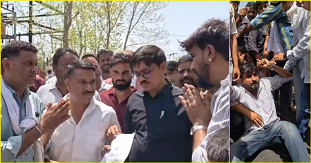 बिजली कटौती से परेशान ग्रामीणों ने किया चक्काजाम, 72 घंटे में सुधार नहीं होने पर उग्र आंदोलन का दिया अल्टीमेटम