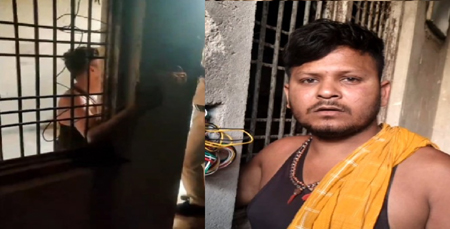 बदकिस्मत चोर: कुंडी खोलने के लिए जाली में डाला हाथ, फिर जो हुआ…देखें