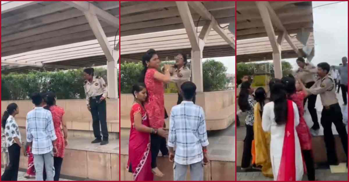 महाकाल लोक में सुरक्षाकर्मी और महिला श्रद्धालुओं के बीच चले लात-घूंसे
