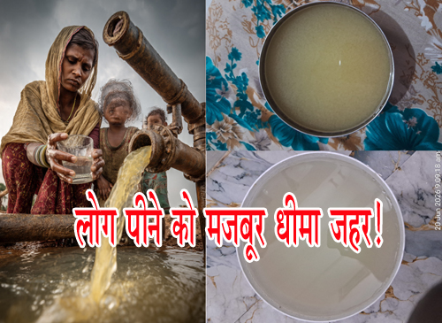 गुना में सरकारी लैब ने माना पठार मोहल्ला का पानी पीने लायक नहीं, जिला प्रशासन बेखबर