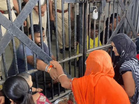 जेल कैंटीन से मिठाई, राखी लेकर बंदियों को राखी बांधी जाएगी